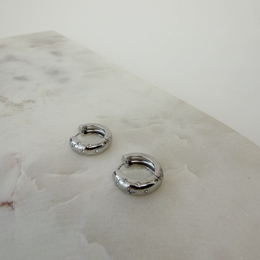 Boucles d'oreilles - Stelia Argent